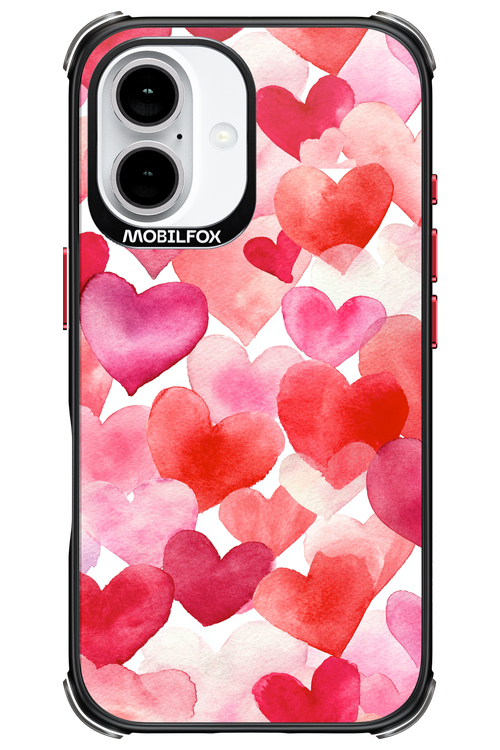 Water Painted Heart 2.0 - Apple iPhone 16