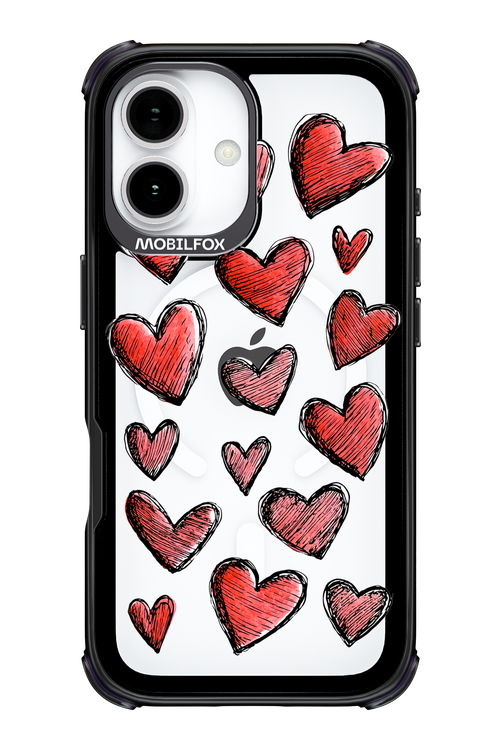 Red Love Transparent 2.0 - Apple iPhone 17