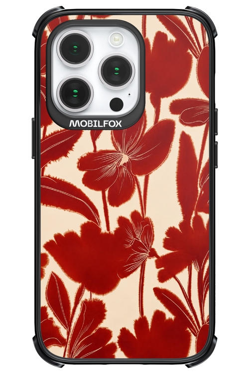 Burgundy Flowers 2.0 - Apple iPhone 14 Pro