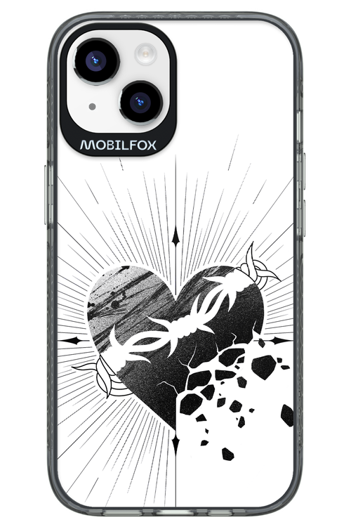 Fekete Szív - Apple iPhone 14