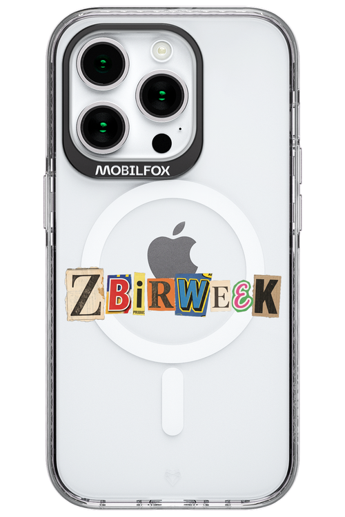 Zbirweek (transparent) 2.0 - Apple iPhone 15 Pro