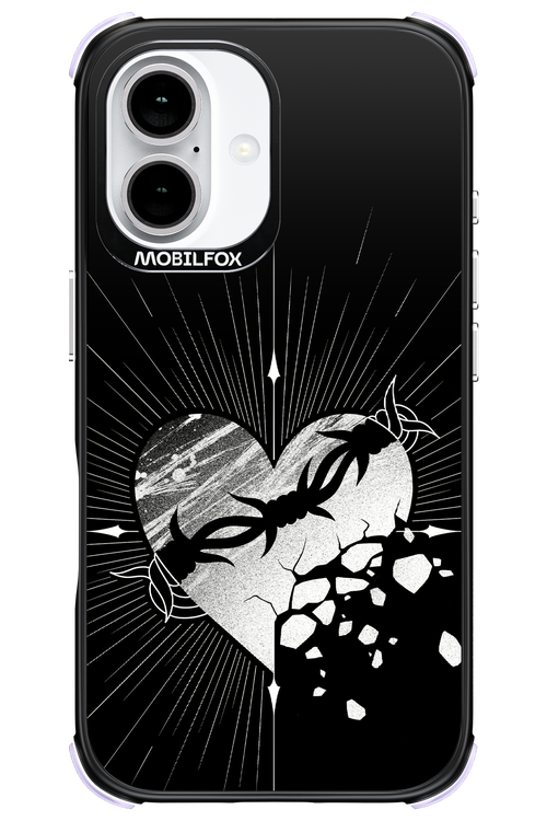 Fehér Szív - Apple iPhone 16