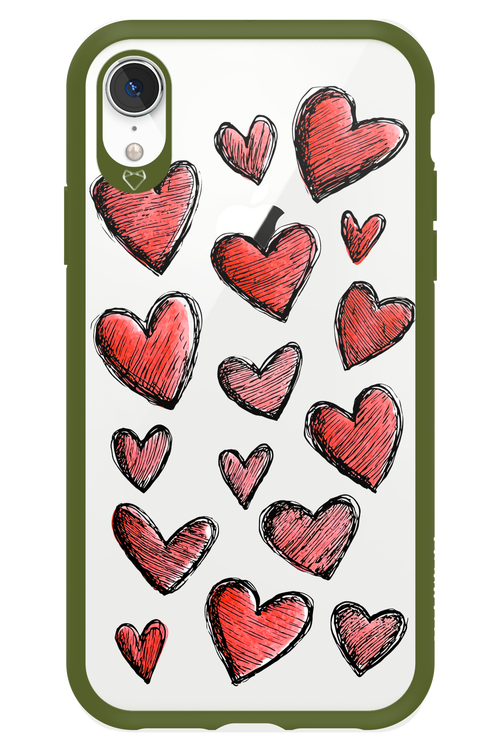 Red Love Transparent 2.0 - Apple iPhone XR