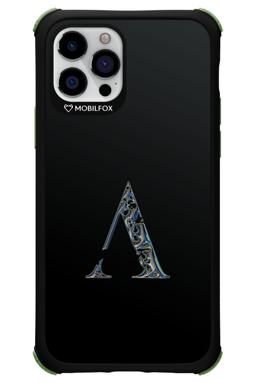 ⁠ ⁠Azteca A Chrome Logo - Apple iPhone 12 Pro