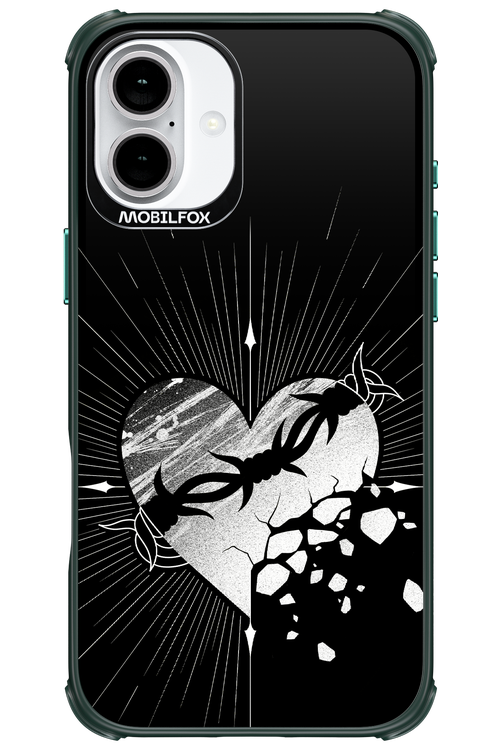 Fehér Szív 2.0 - Apple iPhone 16 Plus