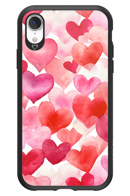 Water Painted Heart 2.0 - Apple iPhone XR