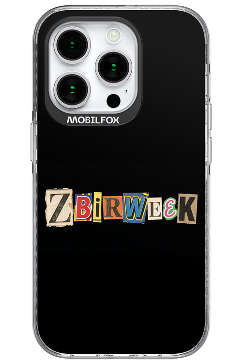 Zbirweek (black) 2.0 - Apple iPhone 15 Pro