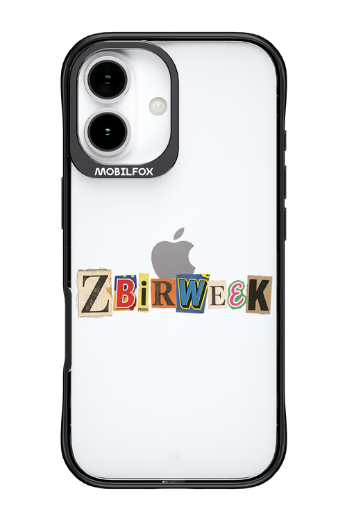 Zbirweek (transparent) 2.0 - Apple iPhone 17