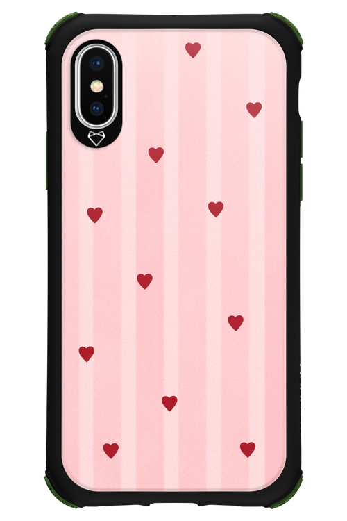 Red Little Hearts 2.0 - Apple iPhone XS