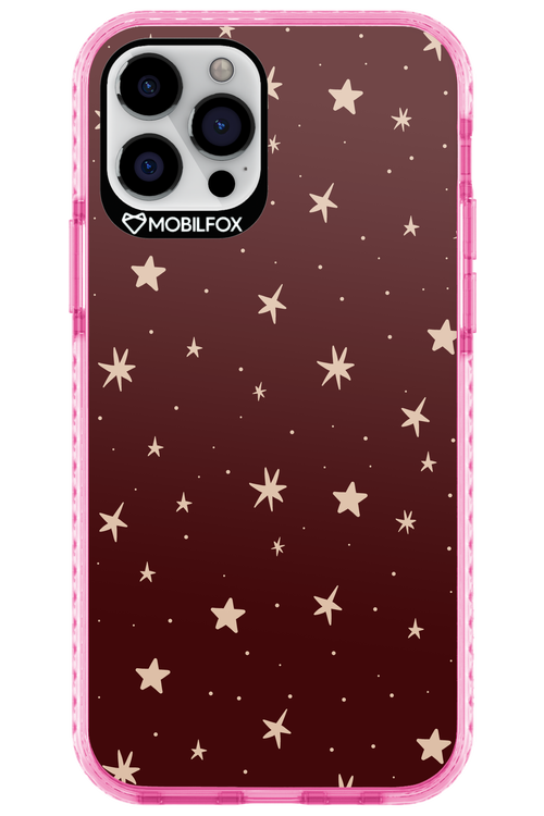 Burgundy Stars - Apple iPhone 12 Pro