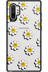 Smiley Flowers Transparent - Samsung Galaxy Note 10+