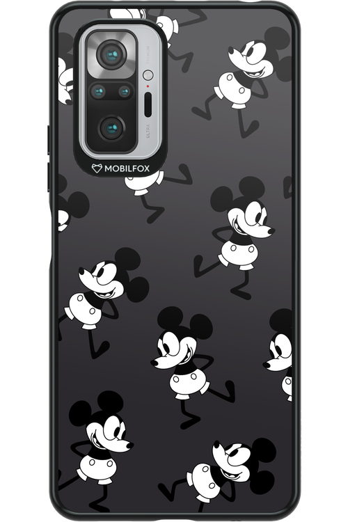Iconic Mouse (antracite pattern) - Xiaomi Redmi Note 10S