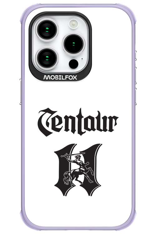 Centaur Logo White 2.0 - Apple iPhone 15 Pro