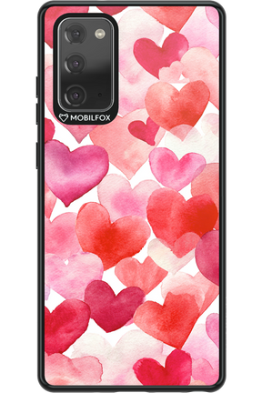Water Painted Heart - Samsung Galaxy Note 20