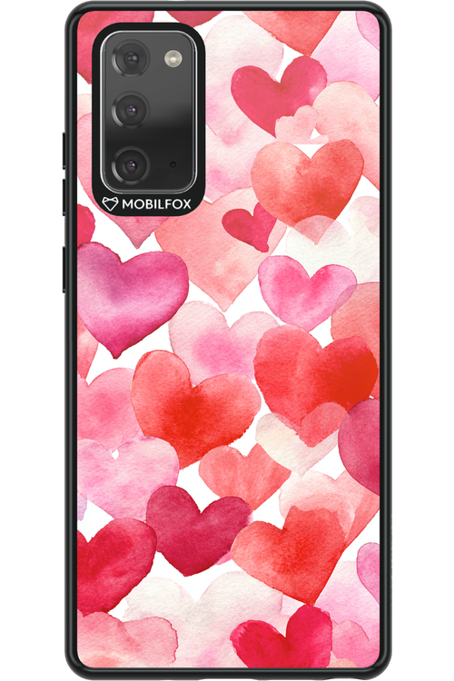 Water Painted Heart - Samsung Galaxy Note 20