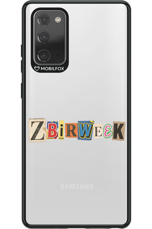 Zbirweek (transparent) 2.0 - Samsung Galaxy Note 20