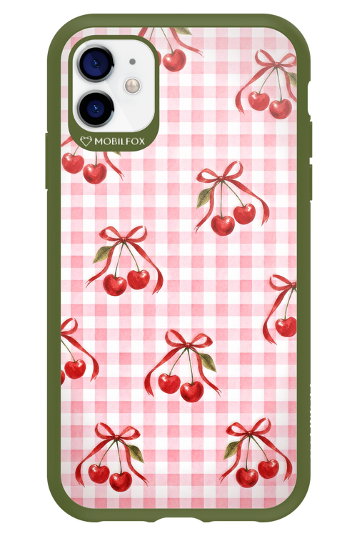 Pink Cherry Checked 2.0 - Apple iPhone 11