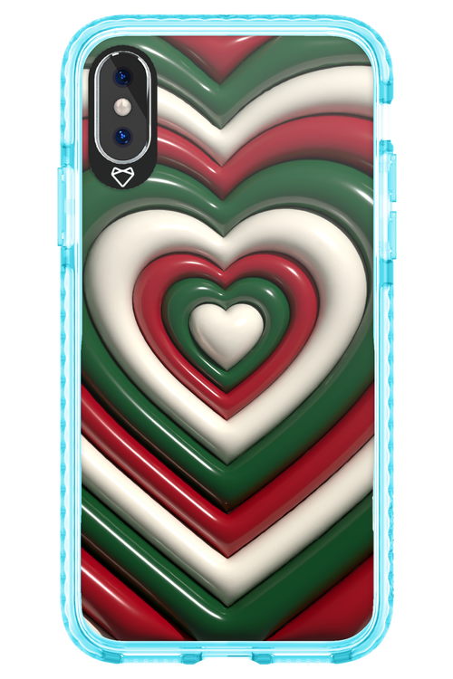XMAS Hearts - Apple iPhone XS