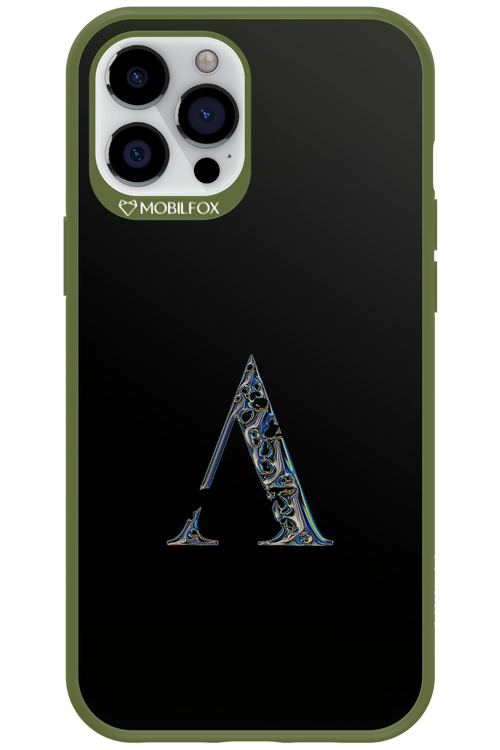 ⁠ ⁠Azteca A Chrome Logo - Apple iPhone 12 Pro Max