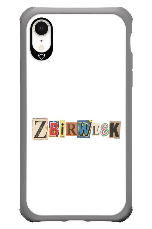Zbirweek (white) 2.0 - Apple iPhone XR