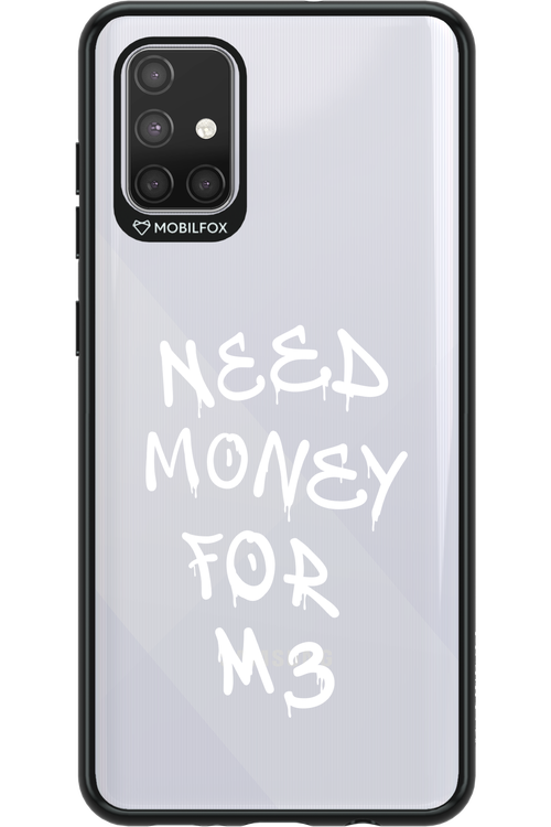 Need M3 Transparent White - Samsung Galaxy A71