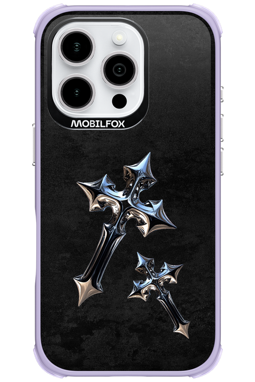 Chrome Crosses 2.0 - Apple iPhone 16 Pro