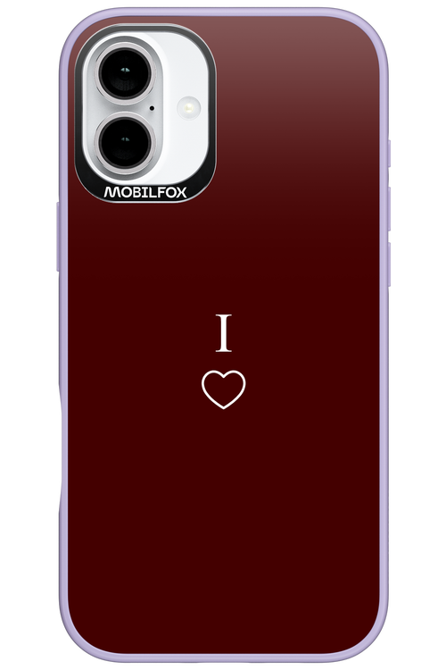 I Burgundia 2.0 - Apple iPhone 16 Plus