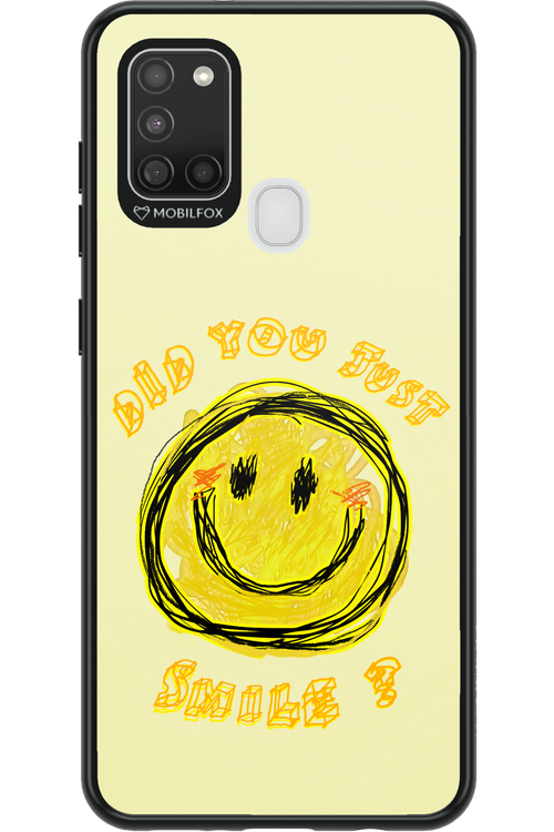 Crayon Smiley - Samsung Galaxy A21 S