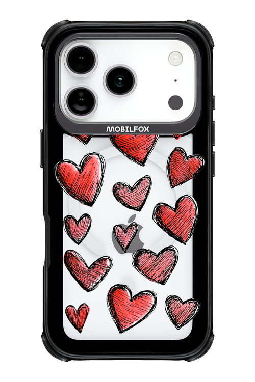 Red Love Transparent 2.0 - Apple iPhone 17 Pro
