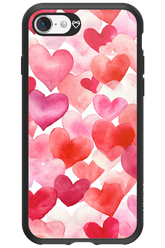 Water Painted Heart - Apple iPhone 8
