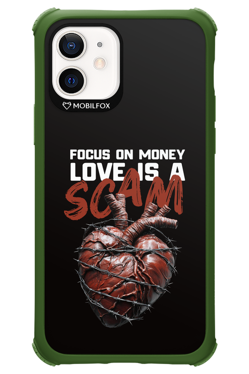 Focus on money, love is a scam - Apple iPhone 12