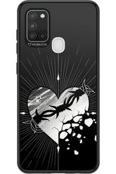 Fehér Szív - Samsung Galaxy A21 S