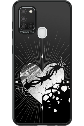 Fehér Szív - Samsung Galaxy A21 S