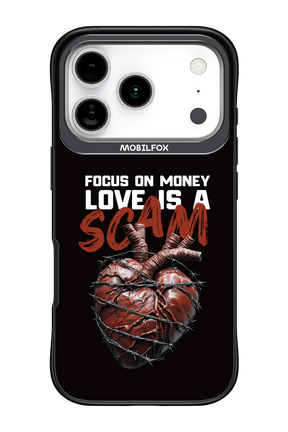 Focus on money, love is a scam - Apple iPhone 17 Pro