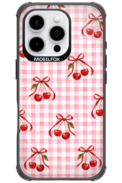 Pink Cherry Checked 2.0 - Apple iPhone 16 Pro