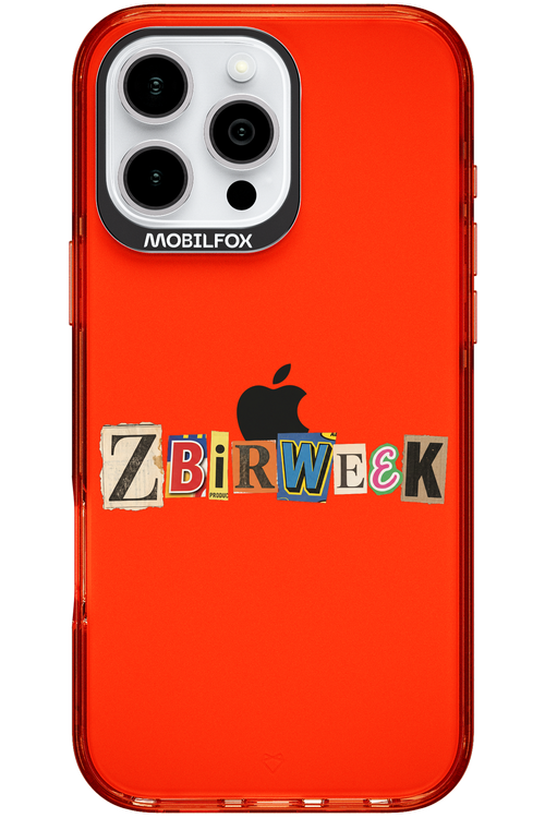 Zbirweek (transparent) 2.0 - Apple iPhone 16 Pro Max