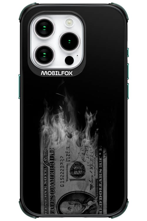Money Burn B&W 2.0 - Apple iPhone 15 Pro