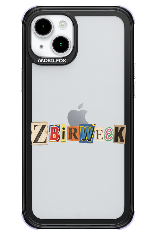 Zbirweek (transparent) 2.0 - Apple iPhone 15 Plus