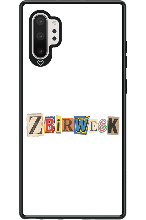 Zbirweek (white) 2.0 - Samsung Galaxy Note 10+
