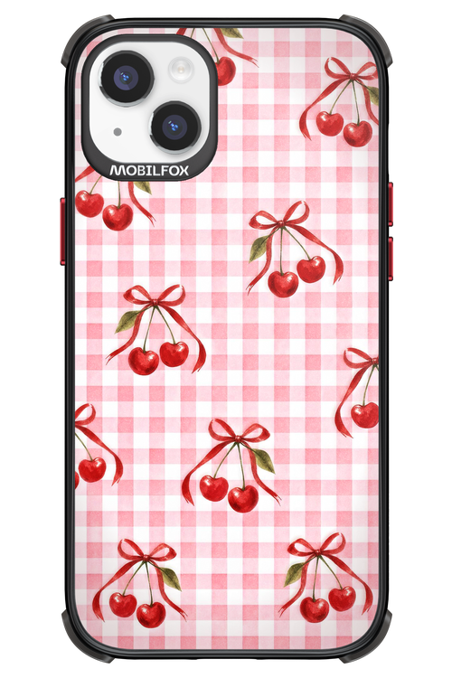 Pink Cherry Checked 2.0 - Apple iPhone 14 Plus