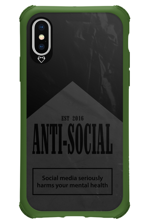ANTI-SOCIAL (BLVCK) 2.0 - Apple iPhone X
