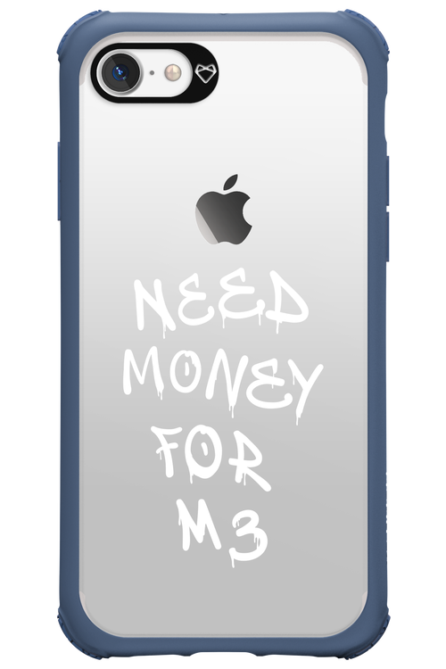 Need M3 Transparent White - Apple iPhone 7