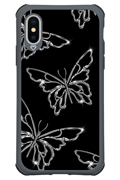 Silver Butterfly 2.0 - Apple iPhone XS