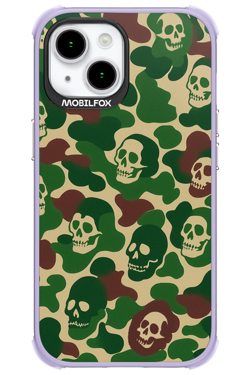 Camo Skull - Apple iPhone 15