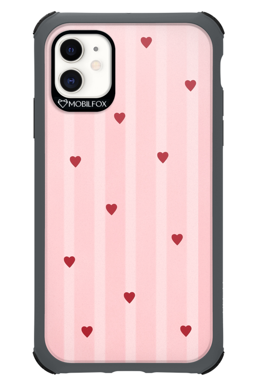 Red Little Hearts 2.0 - Apple iPhone 11