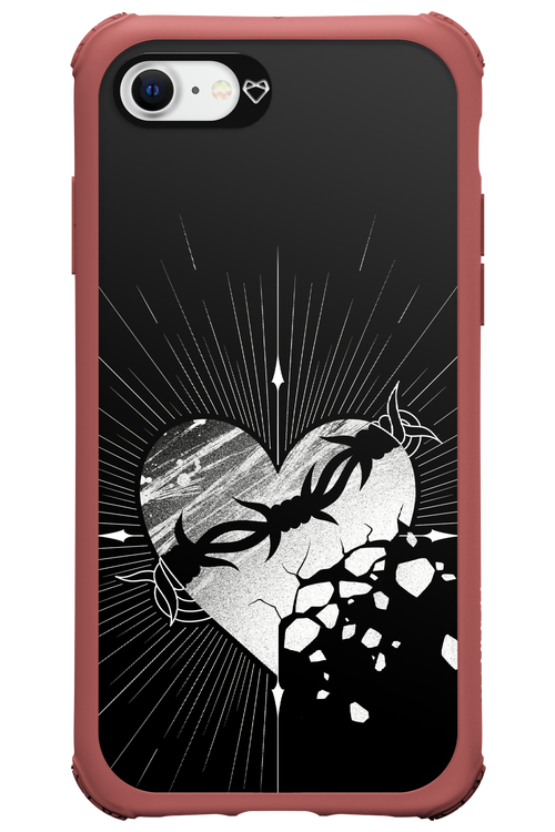 Fehér Szív - Apple iPhone SE 2022