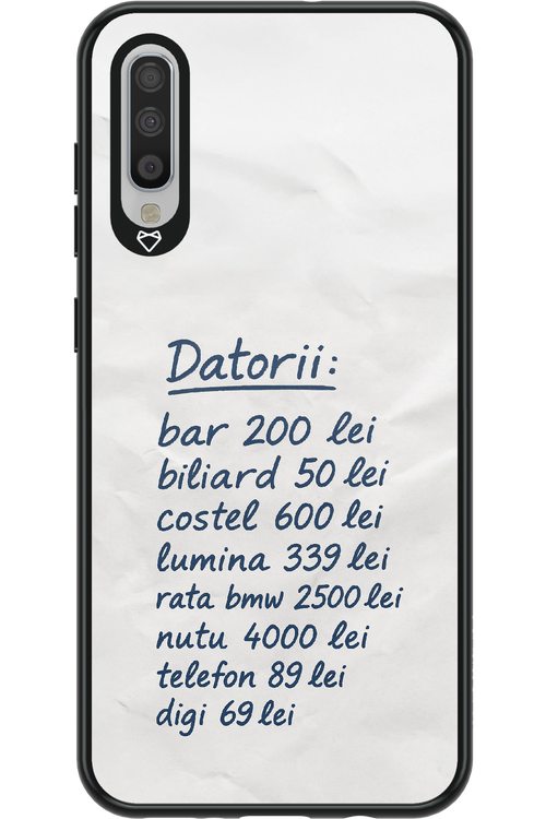 The List 2.0 - Samsung Galaxy A70
