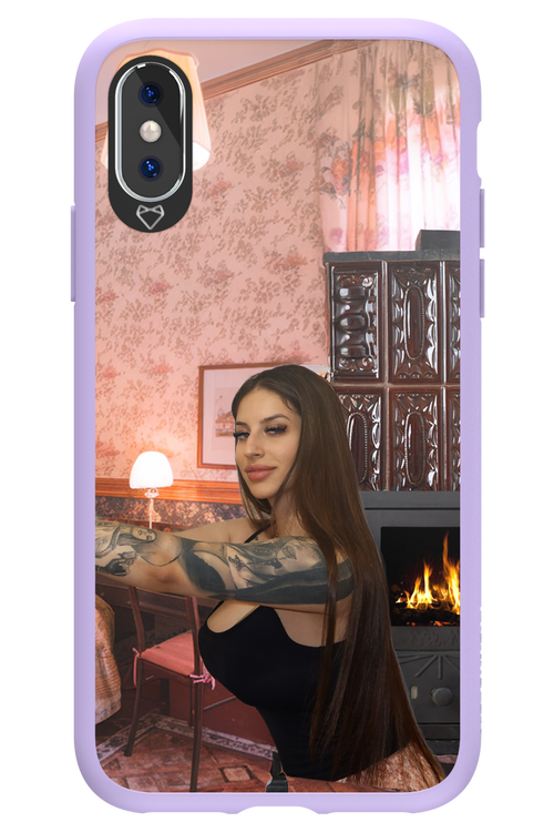 Tattooed Flame - Apple iPhone X