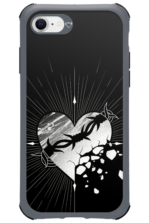 Fehér Szív - Apple iPhone 7