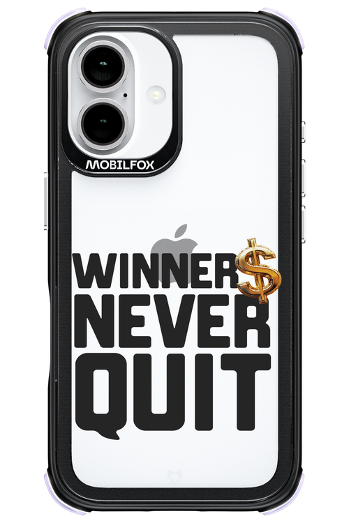 Winners Never Quit - Apple iPhone 16